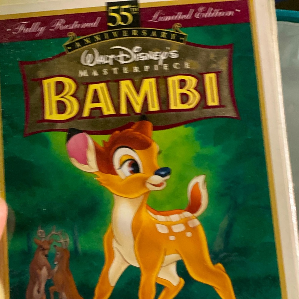 ***VHS*** Limited Edition. Disney Bambi